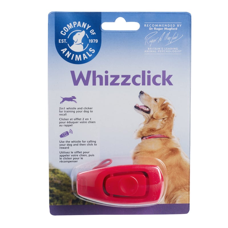 Clix Company of Animals Whizzclick, Clicker and Whistle Combined, Recall and Reward Training, Wrist Strap, For all Dogs Including Sensitive Dogs and Puppies - Image 5